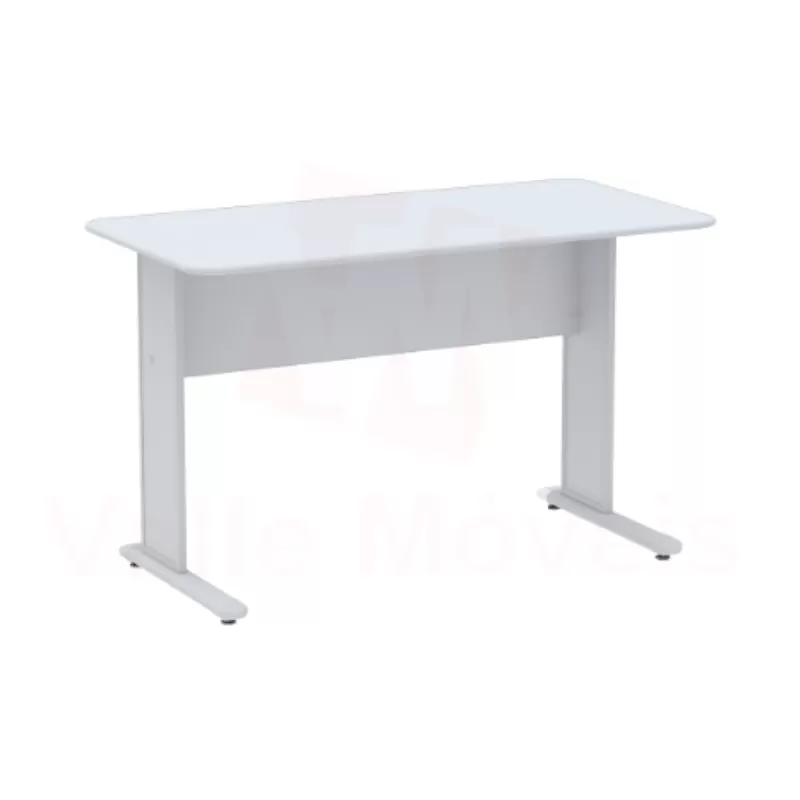 Mesa Reta Pandin Secretaria 1,21 X 0,61 Linha Maxxi - Cristal